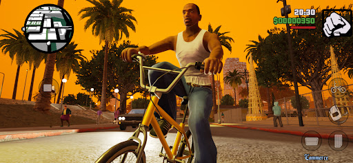 A thrilling journey in the world of GTA San Andreas, capturing nostalgia and excitement.