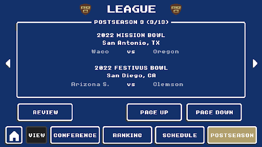 An exciting and nostalgic depiction of college football gameplay in Retro Bowl College, capturing the essence of classic and modern gaming.