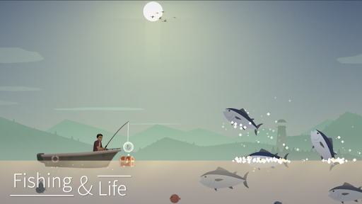 A serene and tranquil fishing scene, evoking a sense of peace and relaxation, capturing the essence of a digital escape into nature's beauty.