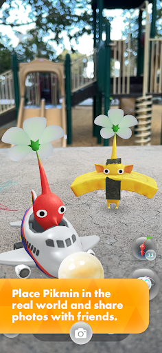 Adventurous and playful mood depicting the excitement of exploring the world with Pikmin.