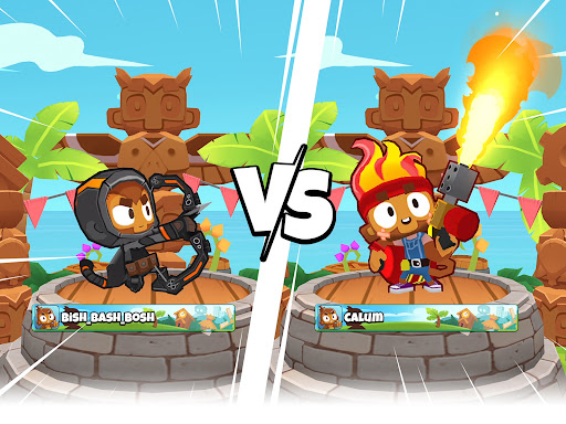 A vibrant, strategic battlefield in the world of Bloons TD Battles 2, full of action and competitive spirit.