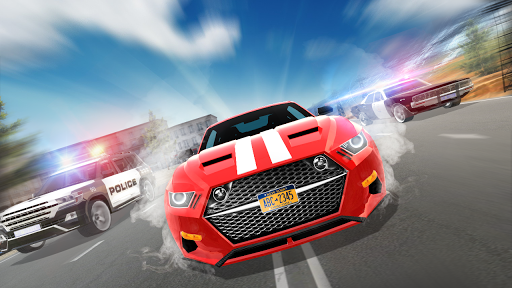 A thrilling experience of driving a sleek sports car on an open road, capturing the excitement and freedom of the Car Simulator game.