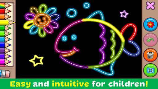 A vibrant, engaging app that sparks creativity and learning in children, painting a bright future with digital colors.