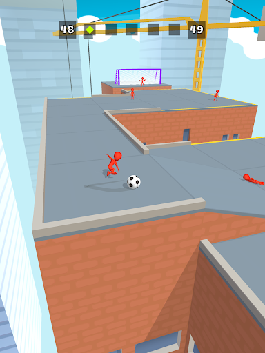 A thrilling and immersive experience of mastering free kicks in a dynamic football game, capturing the essence of competition and fun.