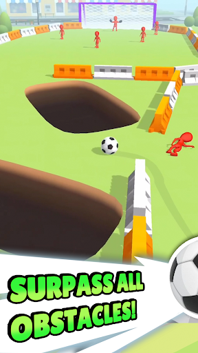 A thrilling and immersive experience of mastering free kicks in a dynamic football game, capturing the essence of competition and fun.