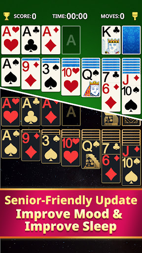 A soothing and relaxing card game experience awaits with Solitaire Large Card, ensuring an enjoyable time for all players.