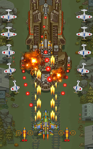 An exhilarating aerial combat scene with fighter jets soaring through vibrant skies, representing the thrilling essence of the Air Force Game App.