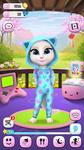 A joyful virtual pet experience with My Talking Angela, where fun and creativity come alive.