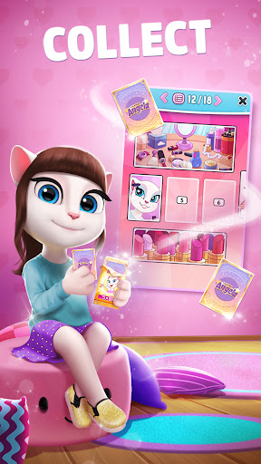 A joyful virtual pet experience with My Talking Angela, where fun and creativity come alive.