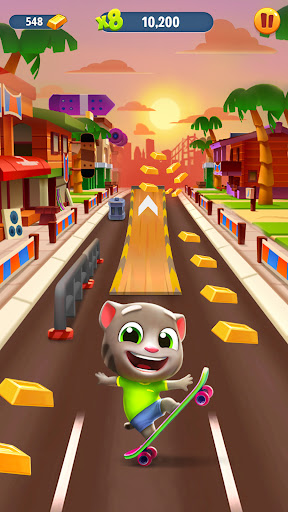 An exhilarating chase with Talking Tom and friends, full of speed, adventure, and endless fun.