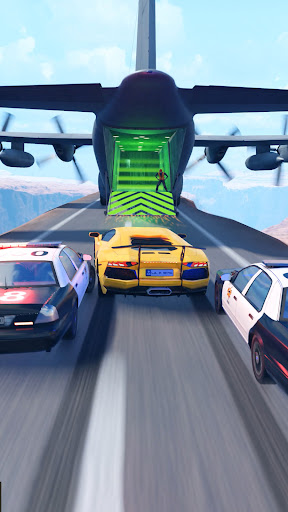 A thrilling airplane soaring through vibrant skies, capturing the excitement and adventure of the Plane Chase App.