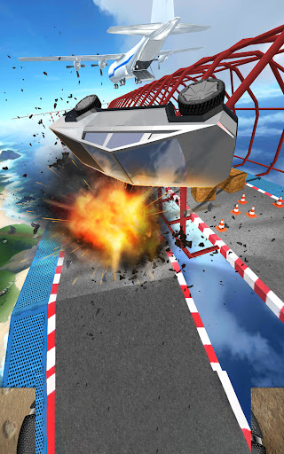 A thrilling airplane soaring through vibrant skies, capturing the excitement and adventure of the Plane Chase App.