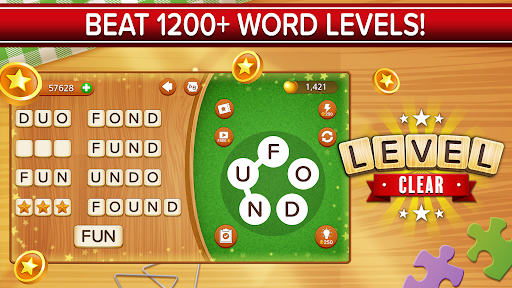 A captivating word puzzle game interface, inviting players to engage their minds and expand their vocabulary.