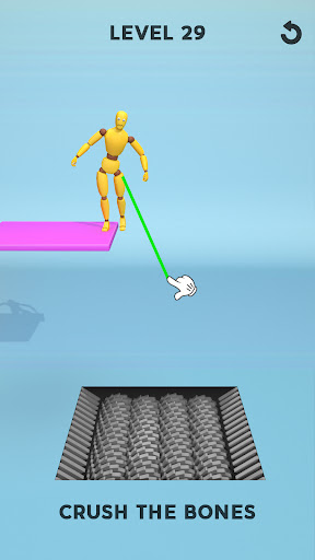 A thrilling and chaotic scene from a ragdoll game, capturing the fun and unpredictability of physics-based gameplay.