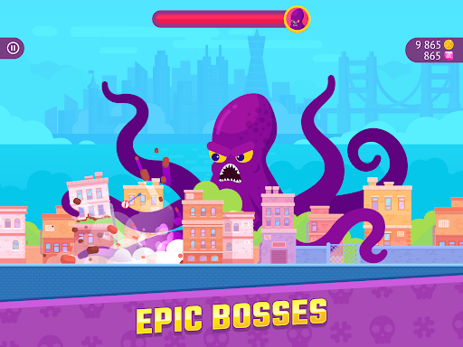 A colorful depiction of a bowmaster aiming with precision, capturing the excitement and fun of the game Bowmasters.