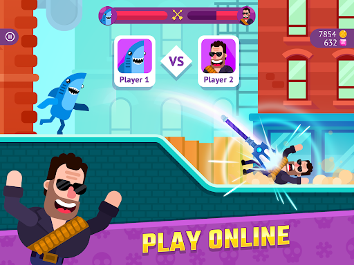 A colorful depiction of a bowmaster aiming with precision, capturing the excitement and fun of the game Bowmasters.