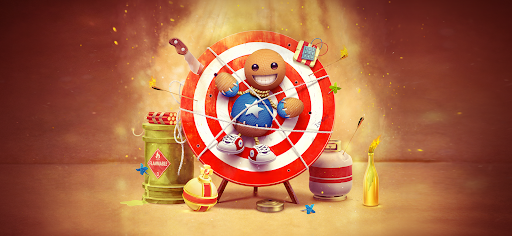 A fun and engaging mobile game that acts as a stress relief tool, featuring vibrant graphics and interactive elements.