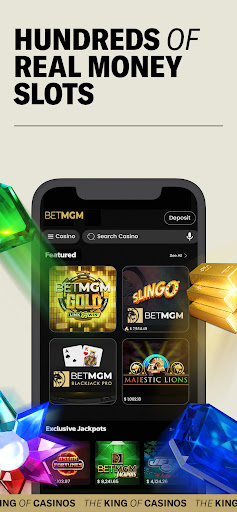 An exciting and dynamic visual representation of the gaming experience offered by the MGM Casino App, capturing the thrill and enjoyment of online casino games.