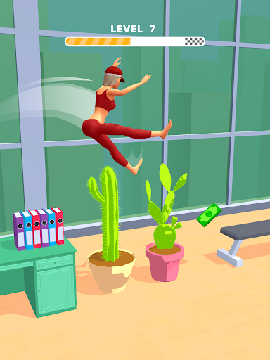 A joyful player immersed in solving a vibrant and challenging home puzzle game, experiencing a sense of achievement and fun.