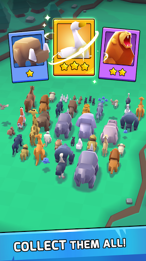 A fierce battle scene in the Animal Warfare game, where diverse animals engage in strategic combat, evoking a sense of adventure and excitement.