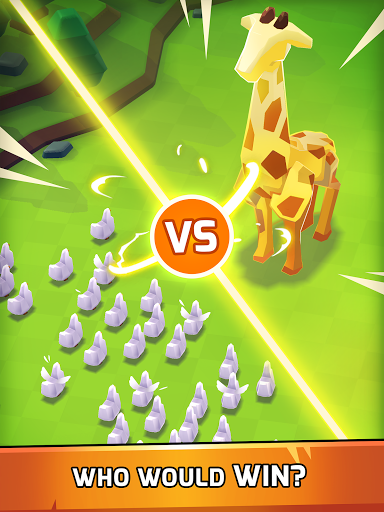 A fierce battle scene in the Animal Warfare game, where diverse animals engage in strategic combat, evoking a sense of adventure and excitement.