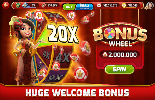 An exciting virtual casino experience full of slot machines, vibrant lights, and the thrill of winning big.