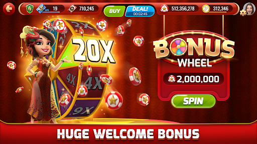 An exciting virtual casino experience full of slot machines, vibrant lights, and the thrill of winning big.