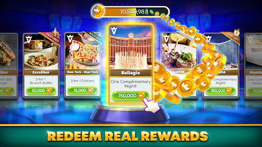 Exciting casino games and real-world rewards await in myVEGAS Slots, bringing the Las Vegas experience to your mobile device.