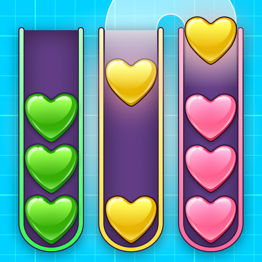 A vibrant and colorful display of balls in tubes, symbolizing the engaging and challenging nature of the Ball Sort Puzzle game.