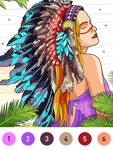 A peaceful and creative escape through digital coloring, where art meets relaxation, capturing the essence of tranquility and expression.