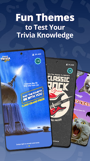 Excited person holding a smartphone, symbolizing fun and rewards with SwagIQ trivia games.