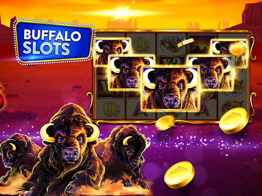 Exciting and immersive mobile casino experience, capturing the thrill and allure of Vegas slots with vibrant visuals.