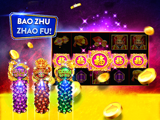 Exciting and immersive mobile casino experience, capturing the thrill and allure of Vegas slots with vibrant visuals.