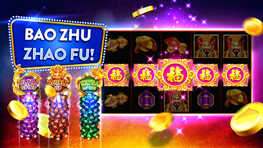 Exciting and immersive mobile casino experience, capturing the thrill and allure of Vegas slots with vibrant visuals.