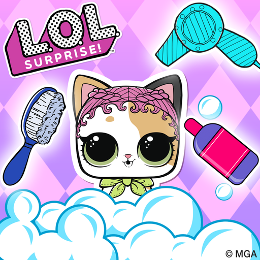 A joyful adventure in the LOL Surprise Pet Center, filled with adorable pets and vibrant digital fun.