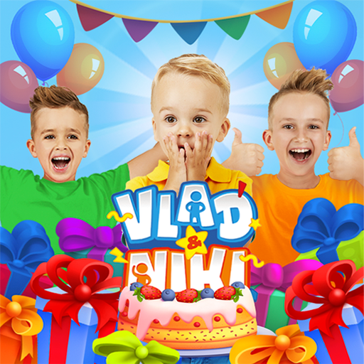 A joyful child immersed in a colorful digital birthday party, embodying excitement and learning.