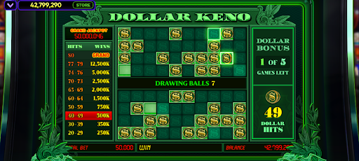 A thrilling mobile Keno game experience capturing excitement and anticipation.