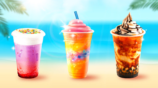 Dive into the delightful world of bubble tea creation with vibrant colors and endless flavors, promising a joyful and creative gaming experience.