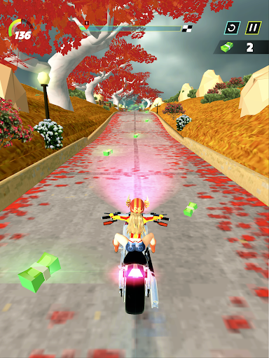 Feel the speed and adrenaline rush of motorbike racing with Moto Rush, an exciting and immersive Android game experience.