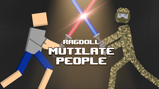 A colorful and chaotic scene from Ragdoll Mutilate People, showcasing the playful and creative atmosphere of the game.