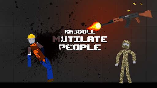 A colorful and chaotic scene from Ragdoll Mutilate People, showcasing the playful and creative atmosphere of the game.