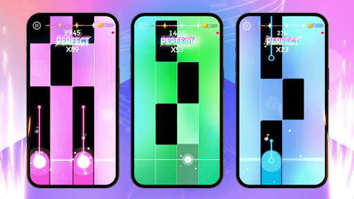 Feel the rhythm and excitement of playing tiles in sync with your favorite Kpop tunes, creating a magical musical journey.