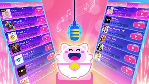 Feel the rhythm and excitement of playing tiles in sync with your favorite Kpop tunes, creating a magical musical journey.