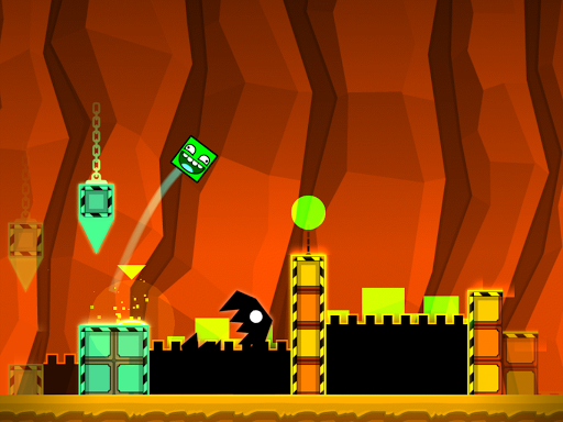 A thrilling adventure in the rhythm-based world of Geometry Dash, where vibrant graphics and challenging levels call for precise timing and quick reflexes.