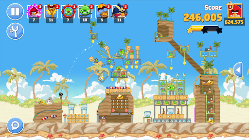 A colorful and thrilling journey of Angry Birds Friends depicting competition, fun, and social interaction.