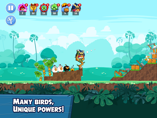 A colorful and thrilling journey of Angry Birds Friends depicting competition, fun, and social interaction.