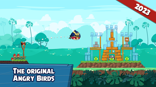 A colorful and thrilling journey of Angry Birds Friends depicting competition, fun, and social interaction.