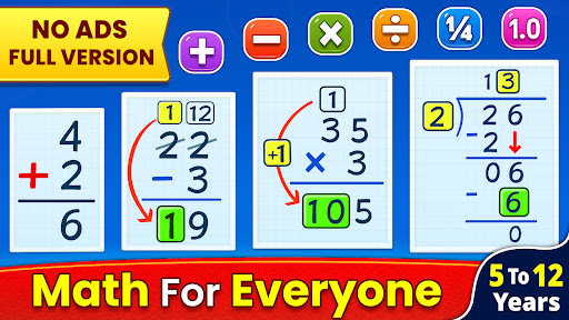 A joyful child solving math problems with colorful numbers and playful graphics, embodying the excitement of learning through play.