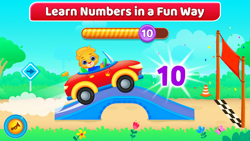 A joyful toddler tracing numbers on a colorful digital tablet, embodying excitement and curiosity as they learn through play.