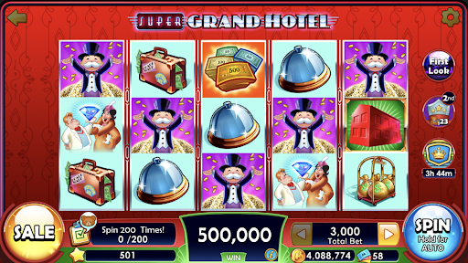 An exciting, colorful representation of the Monopoly Slots game, capturing the thrill and joy of virtual casino adventures.